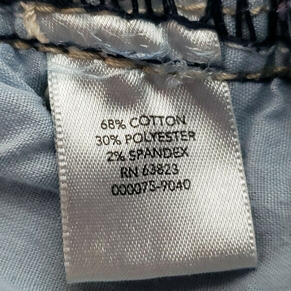 Christopher & Banks Sz 14 Distressed Stretch Jeans Blue Denim Embellished Pocket - Picture 11 of 11